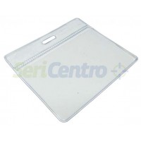 Bolsillo PVC 60x90mm con agujero horizontal