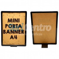 Portabanner A4 Negro