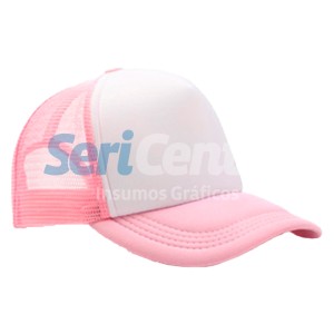 Gorra trucker rosa