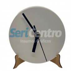 Reloj madera redondo 20cm
