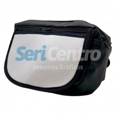 Riñonera cuero negra